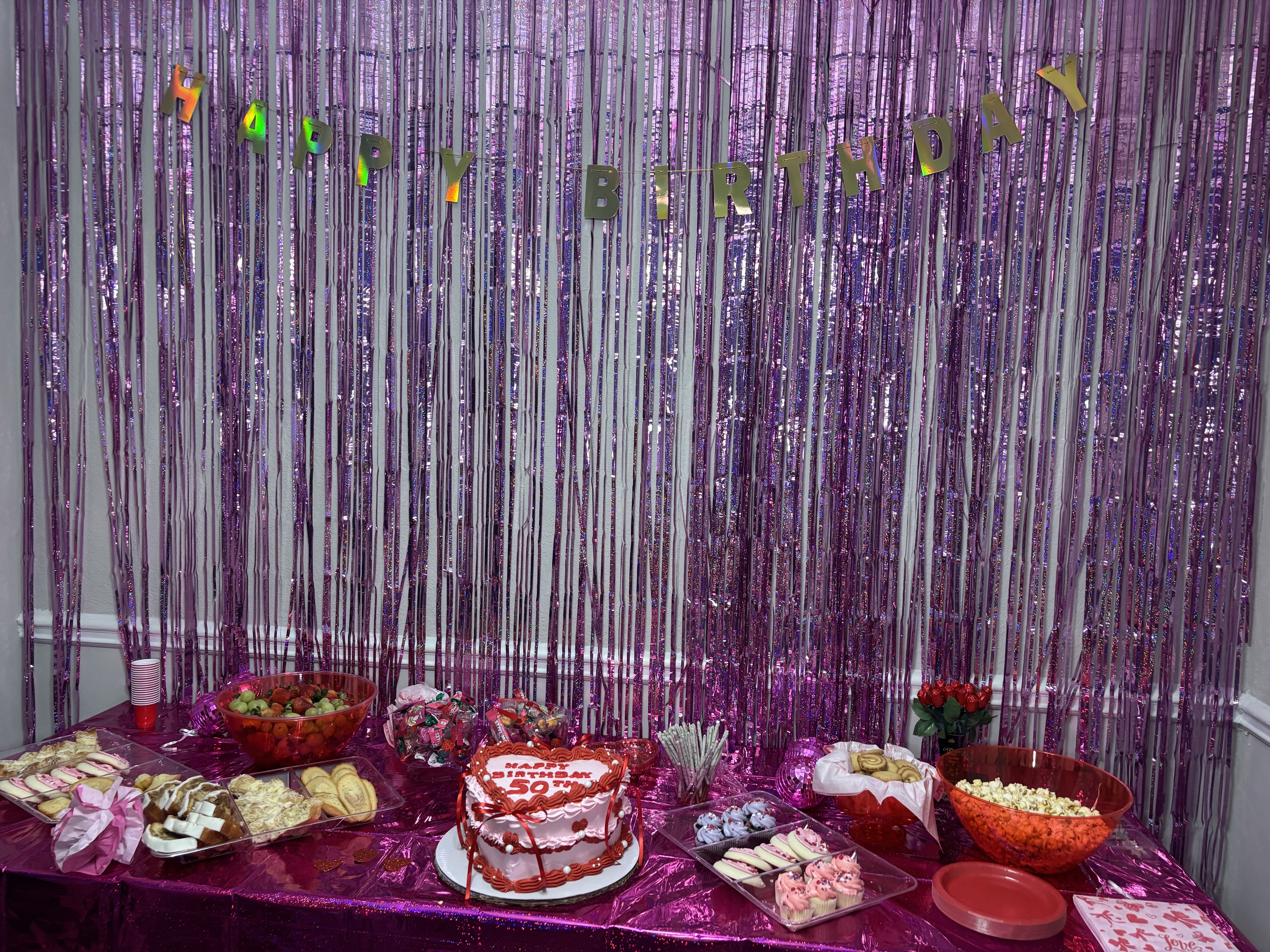 Birthday party décor