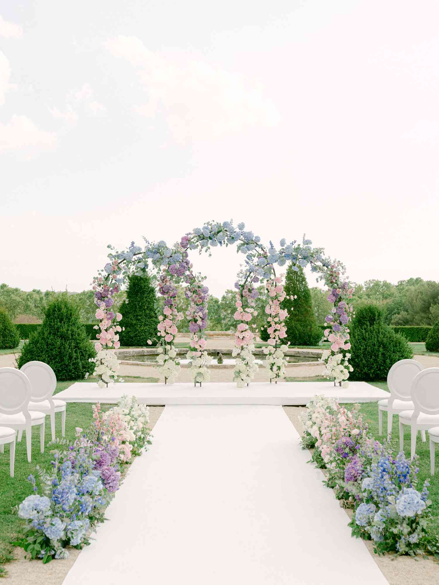 Elegant wedding celebration moment